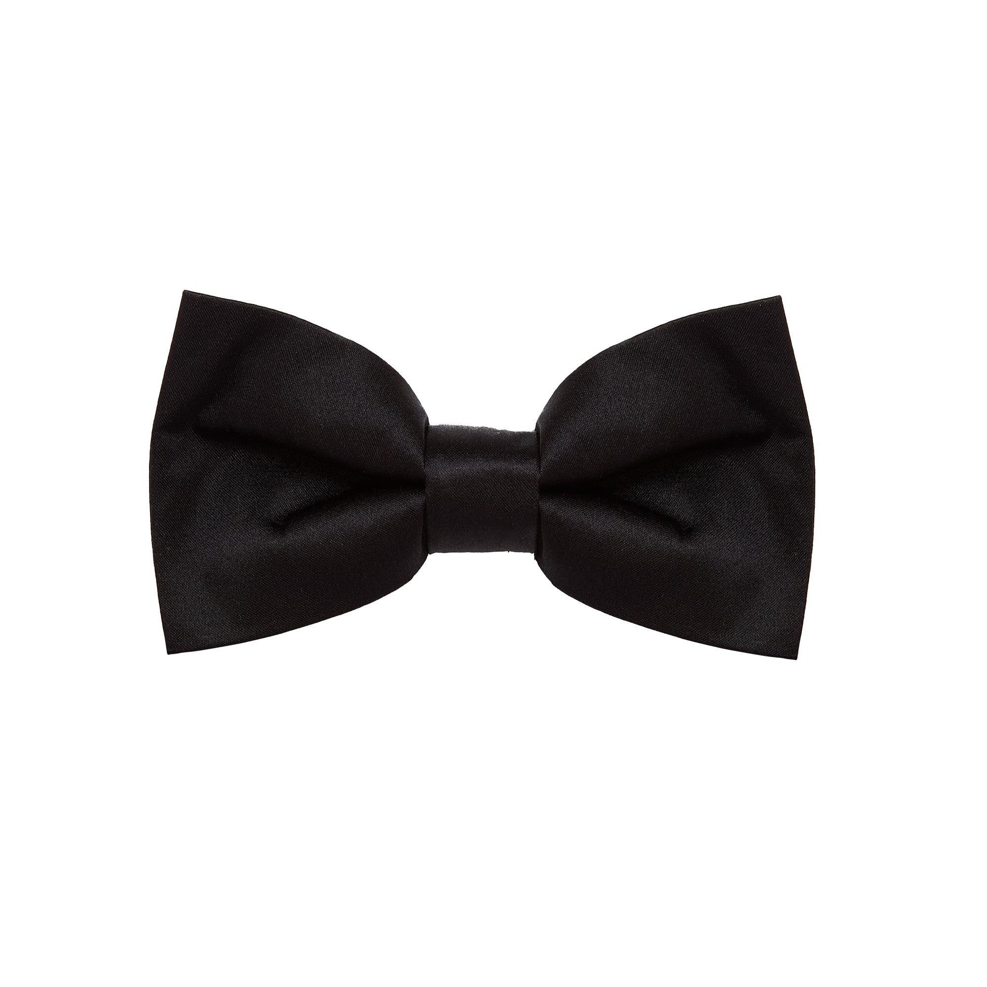 Black Silk Half-Butterfly Bow Tie
