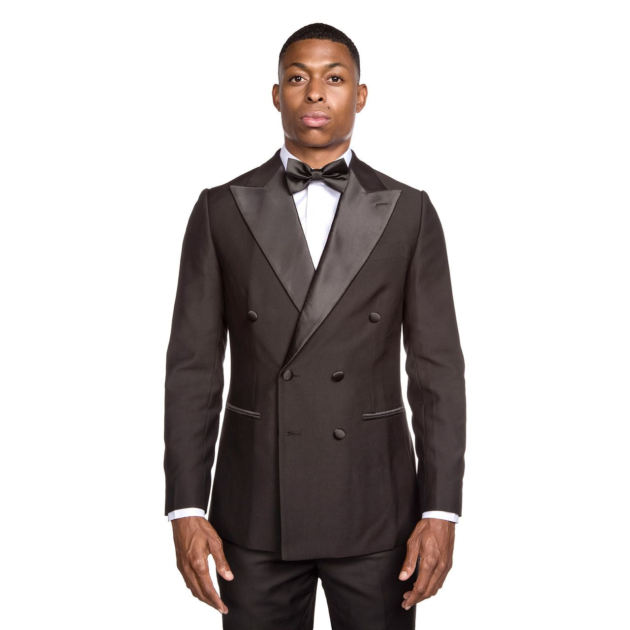 Black Double-Breasted Tux Jacket