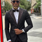 Single-Breasted One-Button Tuxedo Jacket